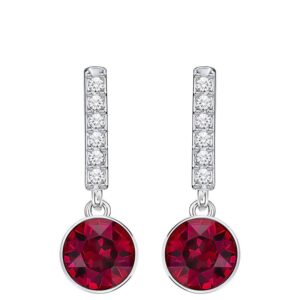 Red Diamond Earrings